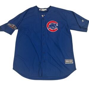 Kris Bryant Chicago Cubs Majestic Cool Base Jersey Mens 2XL Blue MLB #17